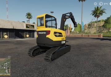 Volvo Mini Excavator version 1.1 for Farming Simulator 2019 (v1.5.1.0)