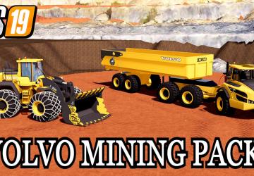 Volvo Mining Pack version 1.0 for Farming Simulator 2019 (v1.6.0.0)