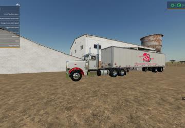 Wabash 53ft Dry Van version 2.0 for Farming Simulator 2019 (v1.6.0.0)