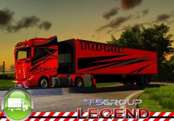 Wabash 53ft TOPRUN version 1.5 for Farming Simulator 2019 (v1.5.1.0)