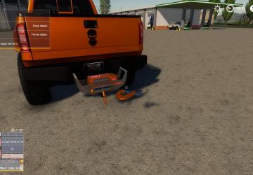 Warn Bumper Attachable Winch version 1.0.0.0 for Farming Simulator 2019 (v1.3.х)