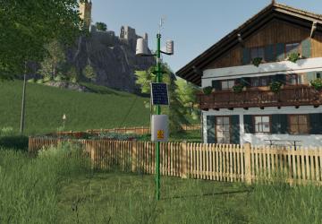 Weather Station version 1.0.0.1 for Farming Simulator 2019 (v1.7.x)