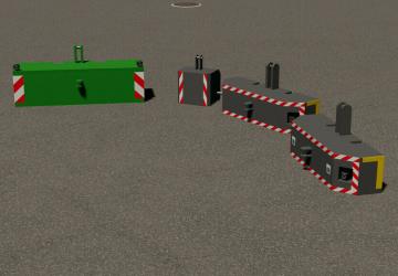 Weight Pack 600/1000/1600kg version 1.2.0.0 for Farming Simulator 2019