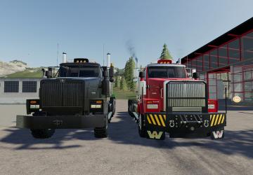 Western Star 4900SB/XD version 1.1.0.0 for Farming Simulator 2019 (v1.4.x)