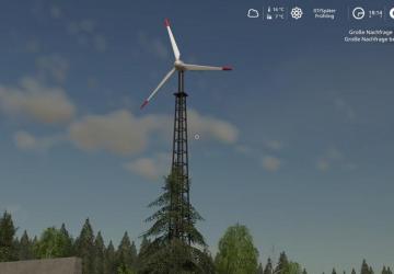 Wind Turbine version 1.0 for Farming Simulator 2019 (v1.5.1.0)