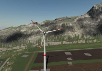 Windturbine (big) version 1.0.0.0 for Farming Simulator 2019 (v1.4х)