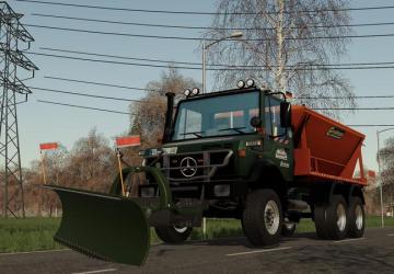Winter Service Unimog 2450 6x6 version 1.0.0.0 for Farming Simulator 2019 (v1.5.х)