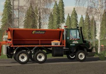 Winter Service Unimog 2450 6x6 version 1.0.0.0 for Farming Simulator 2019 (v1.5.х)