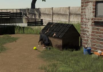 Wooden Dog House version 1.0.0.0 for Farming Simulator 2019 (v1.7.x)
