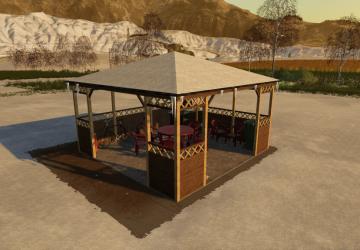 Wooden Garden Gazebo version 1.0.0.0 for Farming Simulator 2019