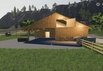 Wooden Horse Stable with Dung version 1.0.0.0 for Farming Simulator 2019 (v1.2.0.1)