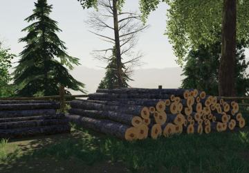 Wooden Pile Prefab (Prefab) version 1.0 for Farming Simulator 2019