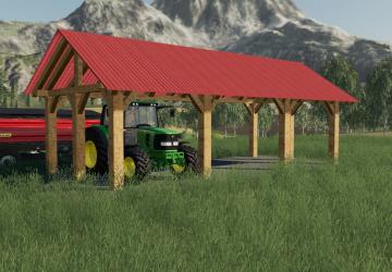 Wooden Sheds Pack version 1.0.0.0 for Farming Simulator 2019