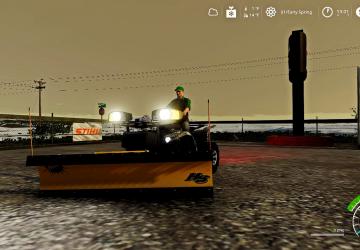 Yamaha Grizzly plow version 13.06.20 for Farming Simulator 2019 (v1.6.0.0)