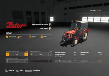 Zetor 7011 version 1.0.0.0 for Farming Simulator 2019