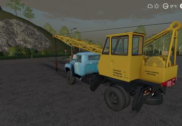 ZIL 130 Crane Conversion version 2.0 for Farming Simulator 2019 (v1.7.1.0)