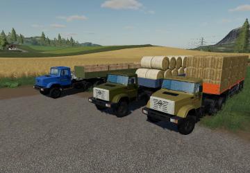 ZiL 13305A and Trailer version 1.0.0.0 for Farming Simulator 2019 (v1.5.x)