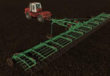 Tooth Harrow 24m (Lizard BPV24 Conversion) v1.1 for Farming Simulator 2019 (v1.4 и выше)
