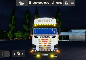 Scania V8 version 1.0 for Farming Simulator 20 (v0.0.0.63 +)