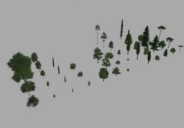 Base Tree Pack (Prefab*) version 1.0.0.0 for Farming Simulator 2022