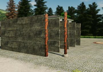 Concrete Wall (Prefab*) version 1.0.0.0 for Farming Simulator 2022
