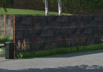 Concrete Wall (Prefab*) version 1.0.0.0 for Farming Simulator 2022
