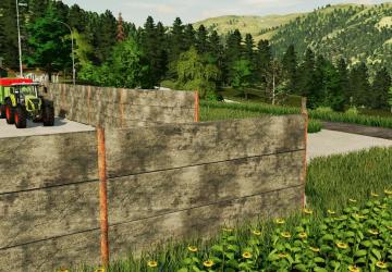 Concrete Wall (Prefab*) version 1.0.0.0 for Farming Simulator 2022