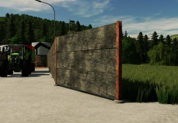 Concrete Wall (Prefab*) version 1.0.0.0 for Farming Simulator 2022