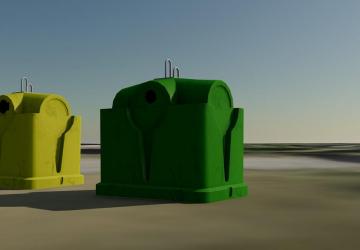 Dumpsters Pack (Prefab*) version 1.0.0.0 for Farming Simulator 2022