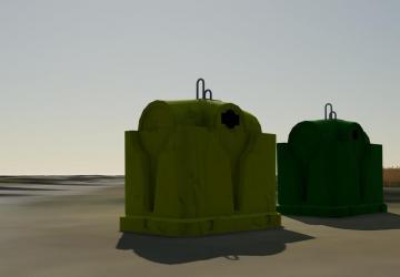 Dumpsters Pack (Prefab*) version 1.0.0.0 for Farming Simulator 2022