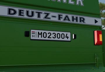 Hungarian License Plates (Prefab*) version 1.0.0.0 for Farming Simulator 2022