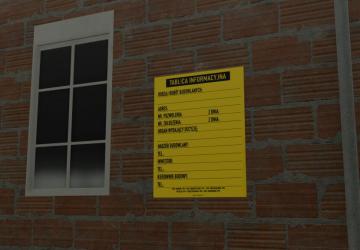 Polish Sign (Prefab*) version 1.0.0.0 for Farming Simulator 2022