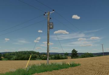 UK Powerline And Telegraph Pack (Prefab*) v1.0.0.0 for Farming Simulator 2022