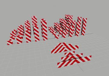 Warning Stripes (Prefab*) version 1.0.0.0 for Farming Simulator 2022