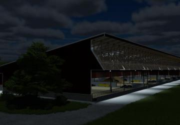 120x400 BTO Free Stall Monoslope version 1.0.0.0 for Farming Simulator 2022