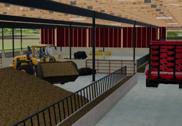 120x400 BTO Free Stall Monoslope version 1.0.0.0 for Farming Simulator 2022