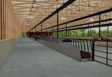 120x400 BTO Free Stall Monoslope version 1.0.0.0 for Farming Simulator 2022