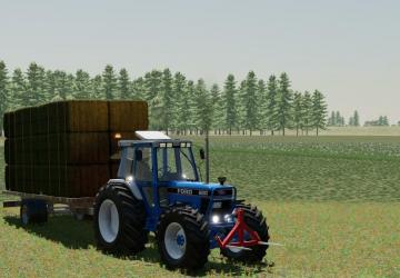 20 Foot Bale Trailer version 1.0.0.0 for Farming Simulator 2022