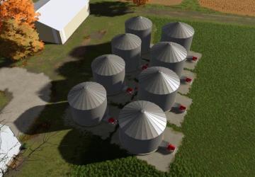 24 to 27 foot grain silos version 1.0.0.0 for Farming Simulator 2022