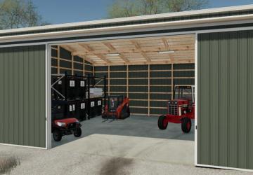 40x120 Implement Shed version 1.0.0.0 for Farming Simulator 2022