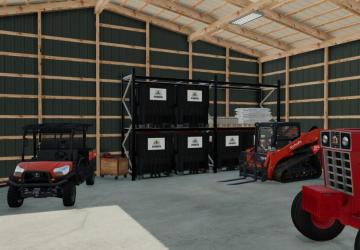 40x120 Implement Shed version 1.0.0.0 for Farming Simulator 2022