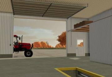58x50 Shop With Attached 70x38 Cold Storage v1.0.0.0 for Farming Simulator 2022