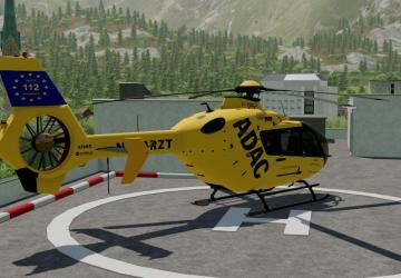 ADAC Eurocopter EC135 version 1.0.0.0 for Farming Simulator 2022