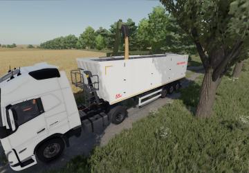 Aluminum Grain Semi-Trailer ANP-55 Kobzarenko v1.0.0.0 for Farming Simulator 2022 (v1.12)