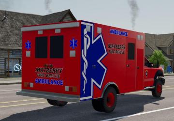 Ambulance F550 version 1.0.0.0 for Farming Simulator 2022