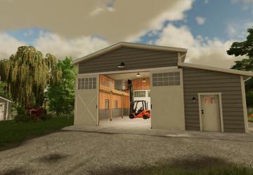 American Barn With Storage version 1.0.0.0 for Farming Simulator 2022