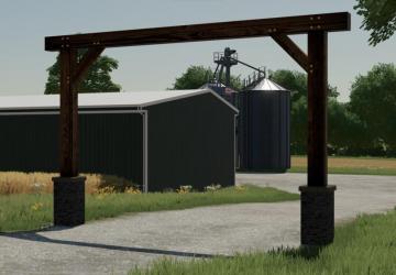 American Ranch Gate Entrance version 1.0.0.0 for Farming Simulator 2022
