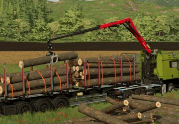MAN TGX Forest Semi-Truck version 1.0.0.1 for Farming Simulator 2022