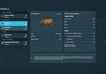 Animal Food Calculator version 1.0.0.1 for Farming Simulator 2022