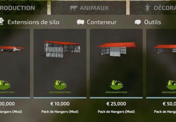 Artisanal Sheds pack version 1.0.0.0 for Farming Simulator 2022